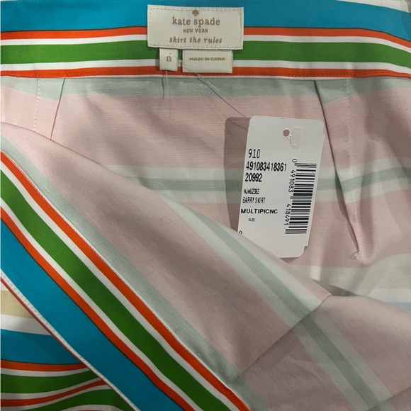 Kate Spade Striped Skirt Size 0 NWT - Picture 3 of 4